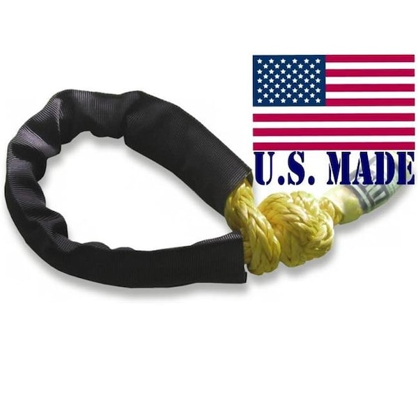Safe-T-Line SOSHY7161 4 x 4 Vehicle Recovery XD Soft Shackles; Safty Yellow